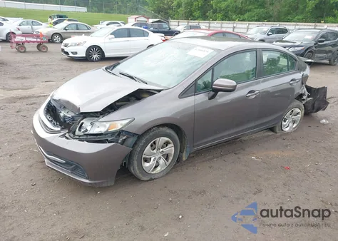 2015 Honda Civic Lx из США, поврежденный, VIN 19XFB2F59FE021237